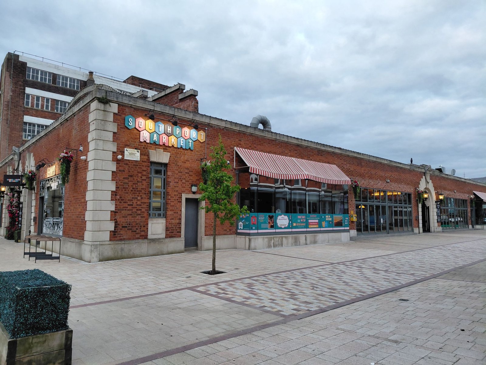 Southport Market Hall on King Street in Southport
